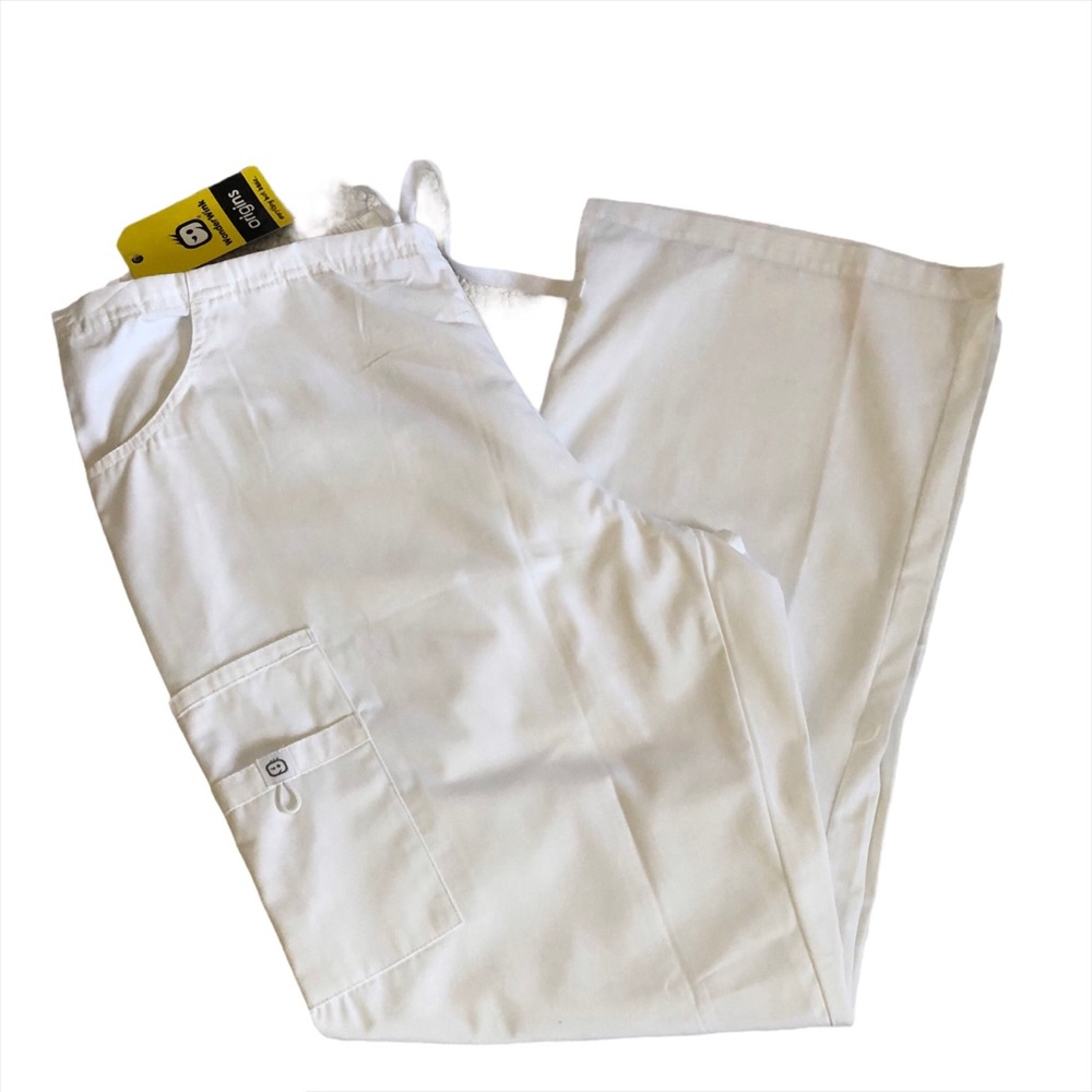 Spread Good Sheer. White scrub pant Sz‎ XL.